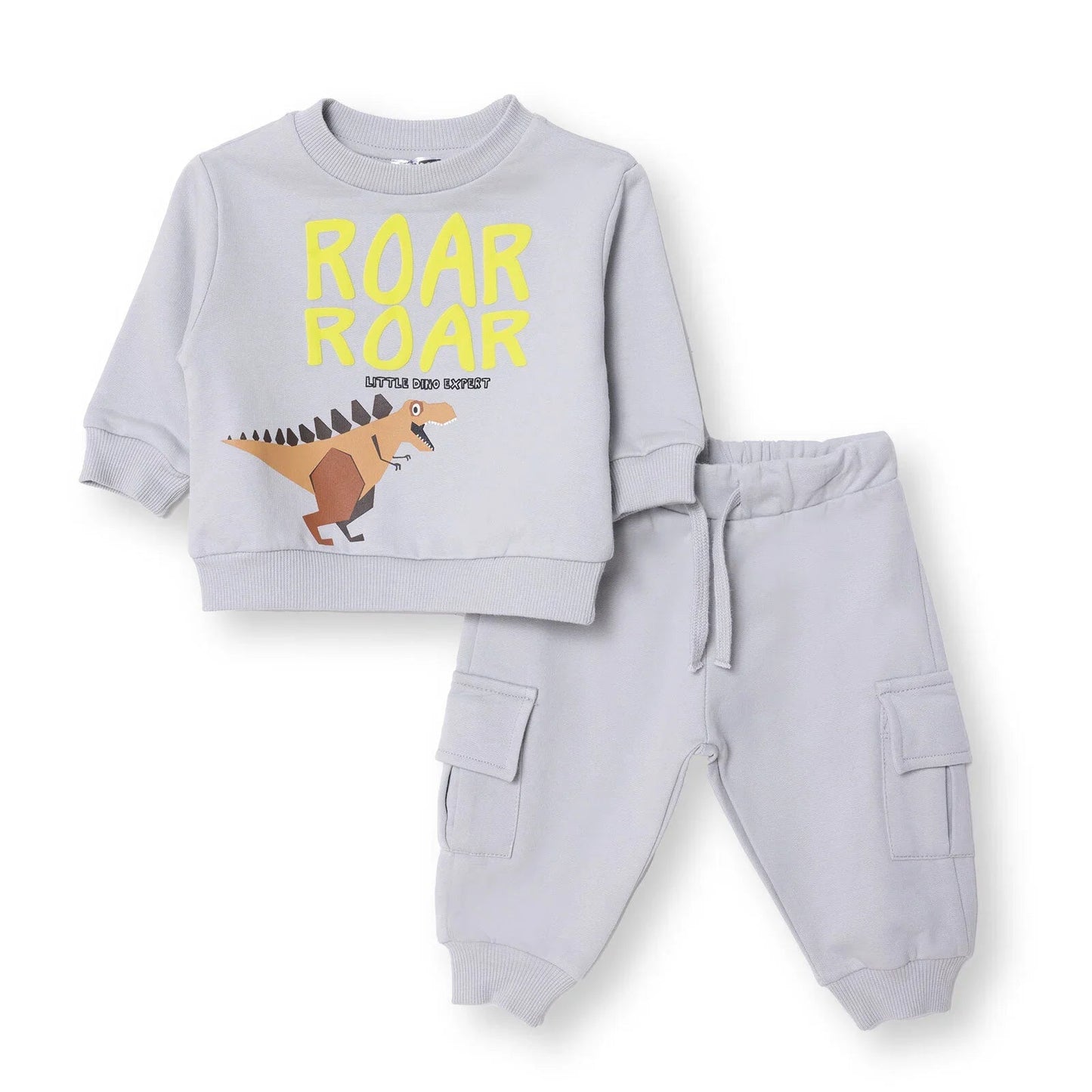 HelloBaby Jogging Set - Grey - mezetto ebebek ebebek