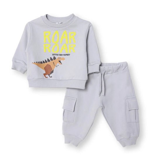 HelloBaby Jogging Set - Grey - mezetto ebebek ebebek