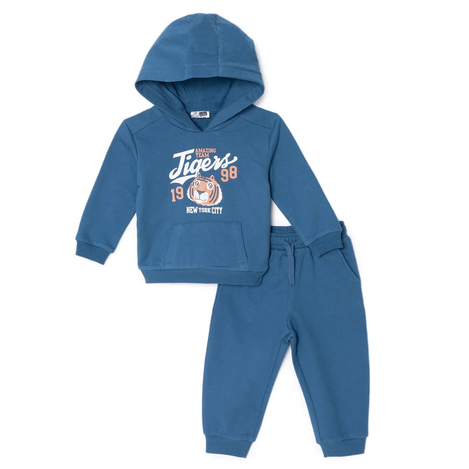 HelloBaby Jogging Set - Petrol Green - mezetto ebebek ebebek