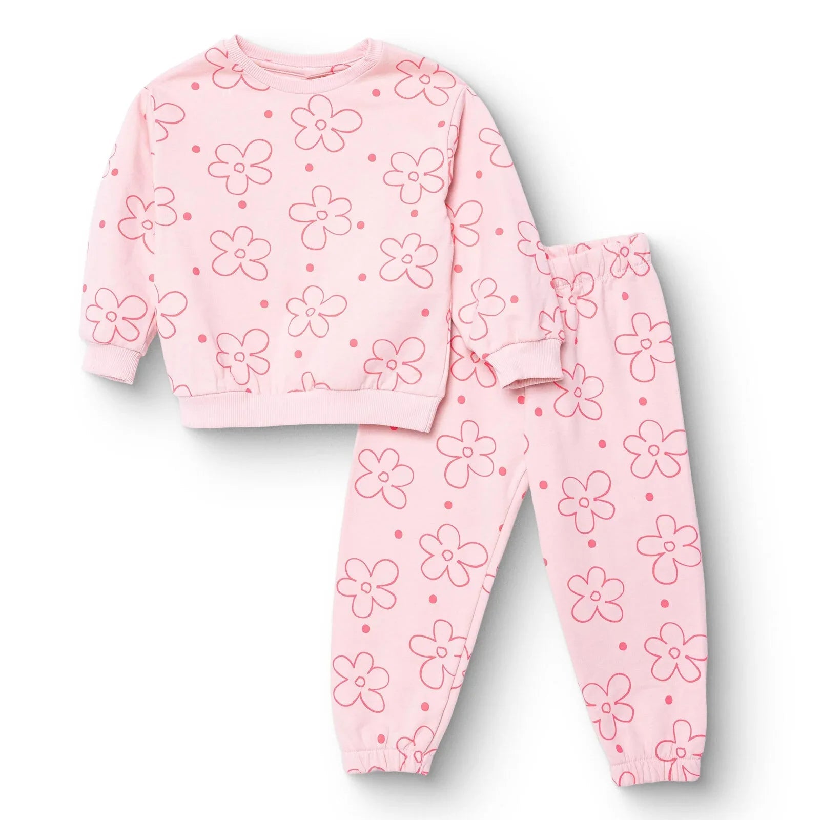HelloBaby Jogging Set - Pink - mezetto ebebek ebebek