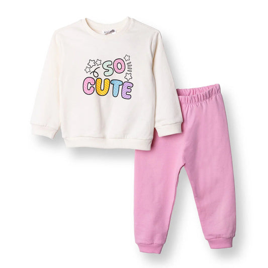 HelloBaby Jogging Set - Pink - mezetto ebebek ebebek
