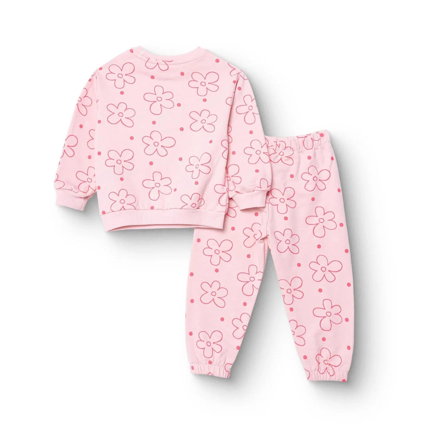 HelloBaby Jogging Set - Pink - mezetto ebebek ebebek