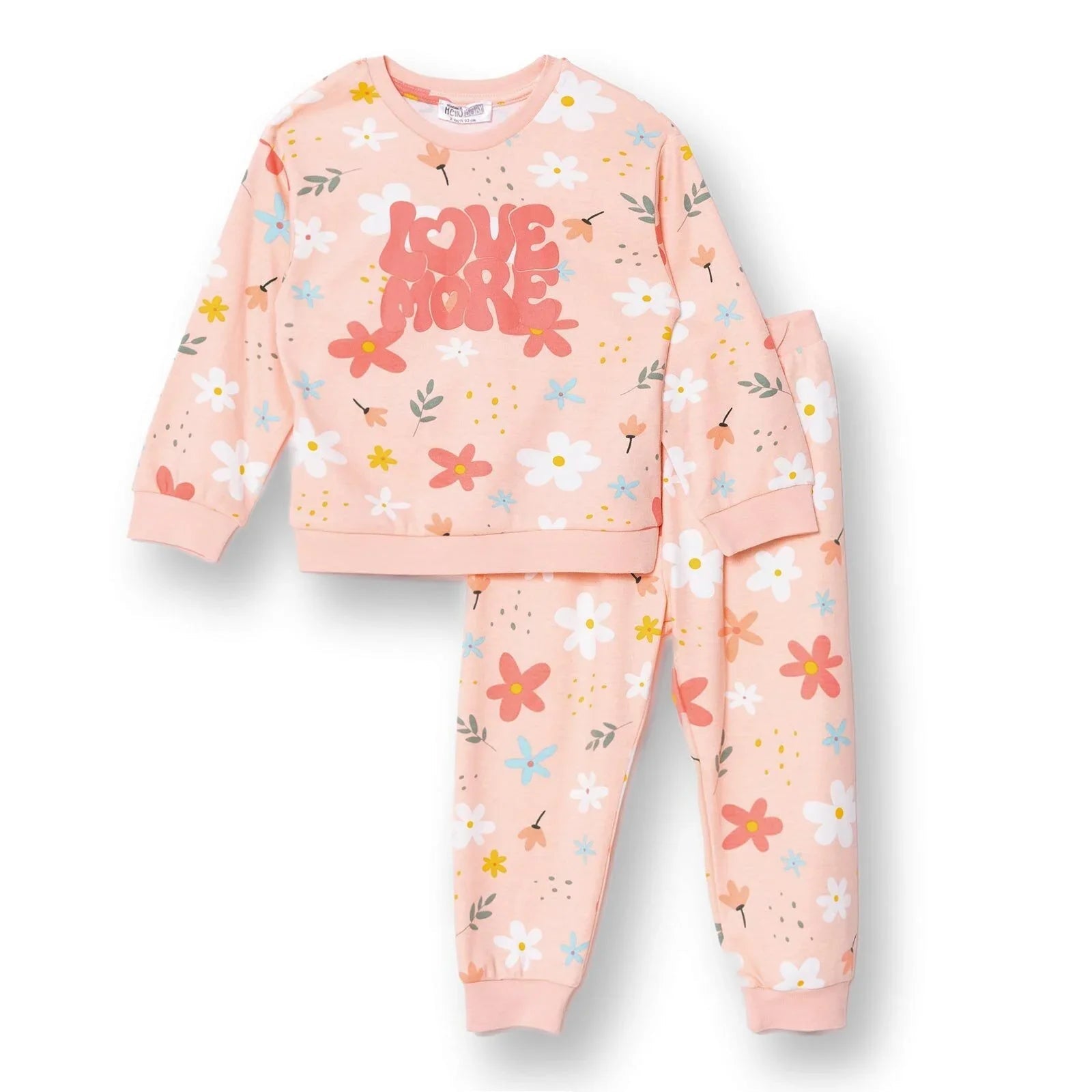 HelloBaby Jogging Set - Salmon - mezetto ebebek ebebek