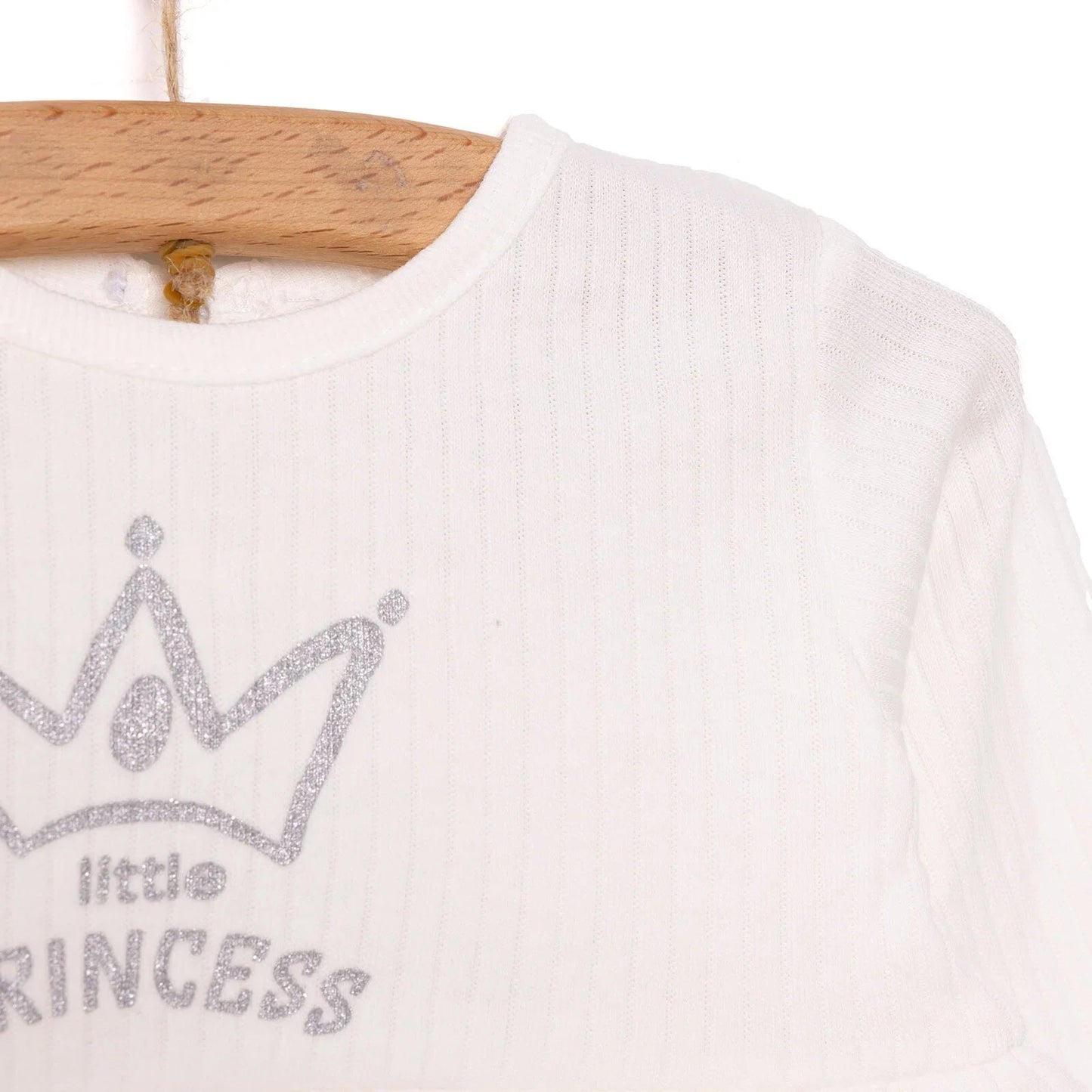 HelloBaby Little Life Newborn Girl Dress - Ecru - mezetto ebebek ebebek