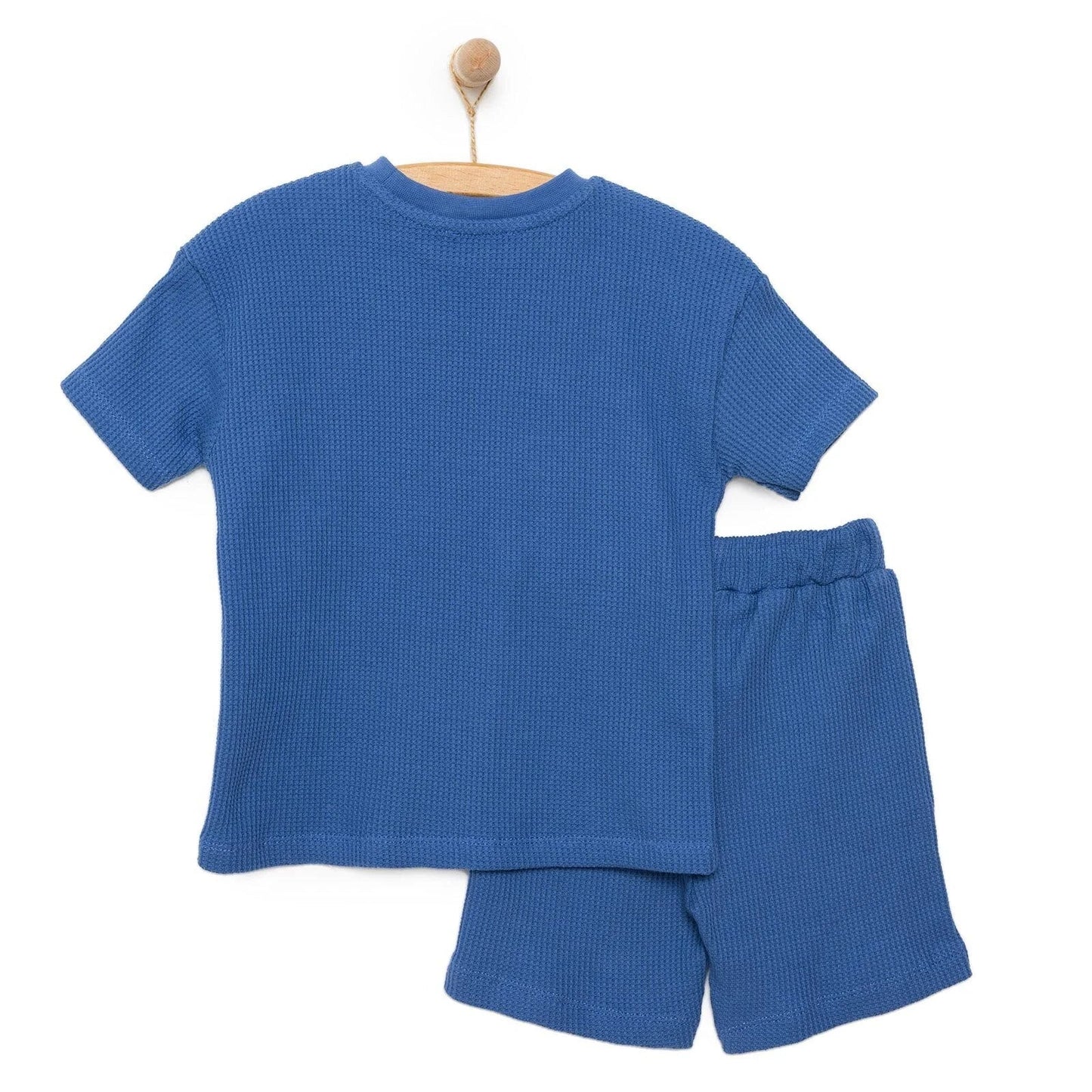 HelloBaby Little Sailor Boy Tshirt - Short - Blue - mezetto ebebek ebebek