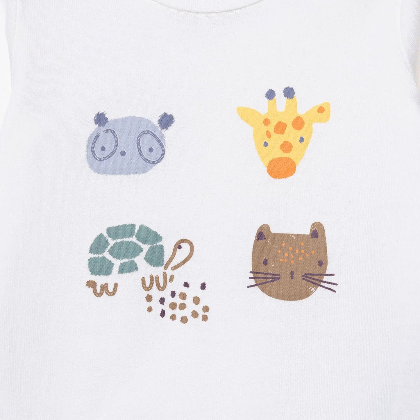 HelloBaby Long Sleeve Body 2 Pack - Ecru - mezetto ebebek ebebek