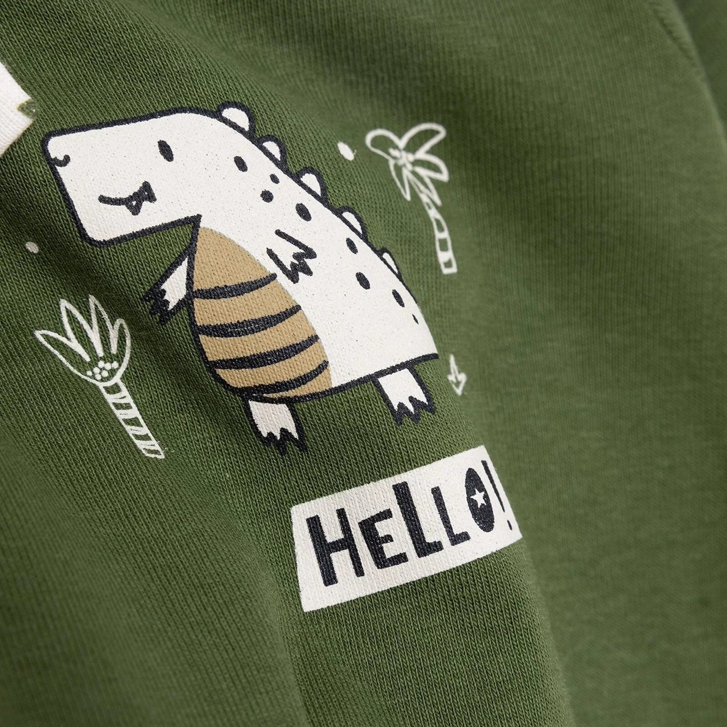 HelloBaby Long Sleeve Body 2 Pack - Khaki - mezetto ebebek ebebek