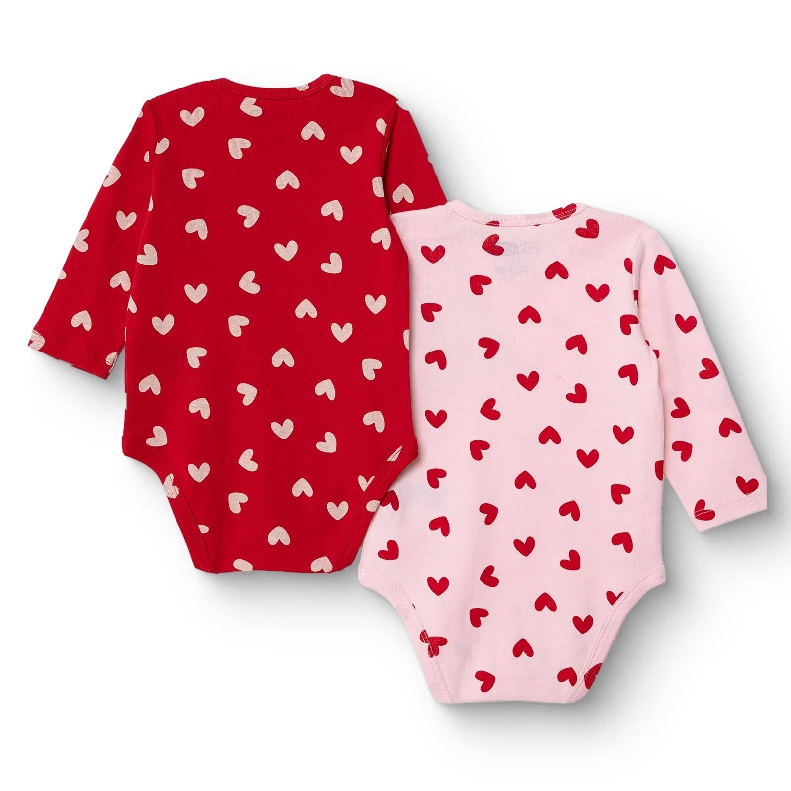 HelloBaby Long Sleeve Body 2 pcs - Red - mezetto ebebek ebebek