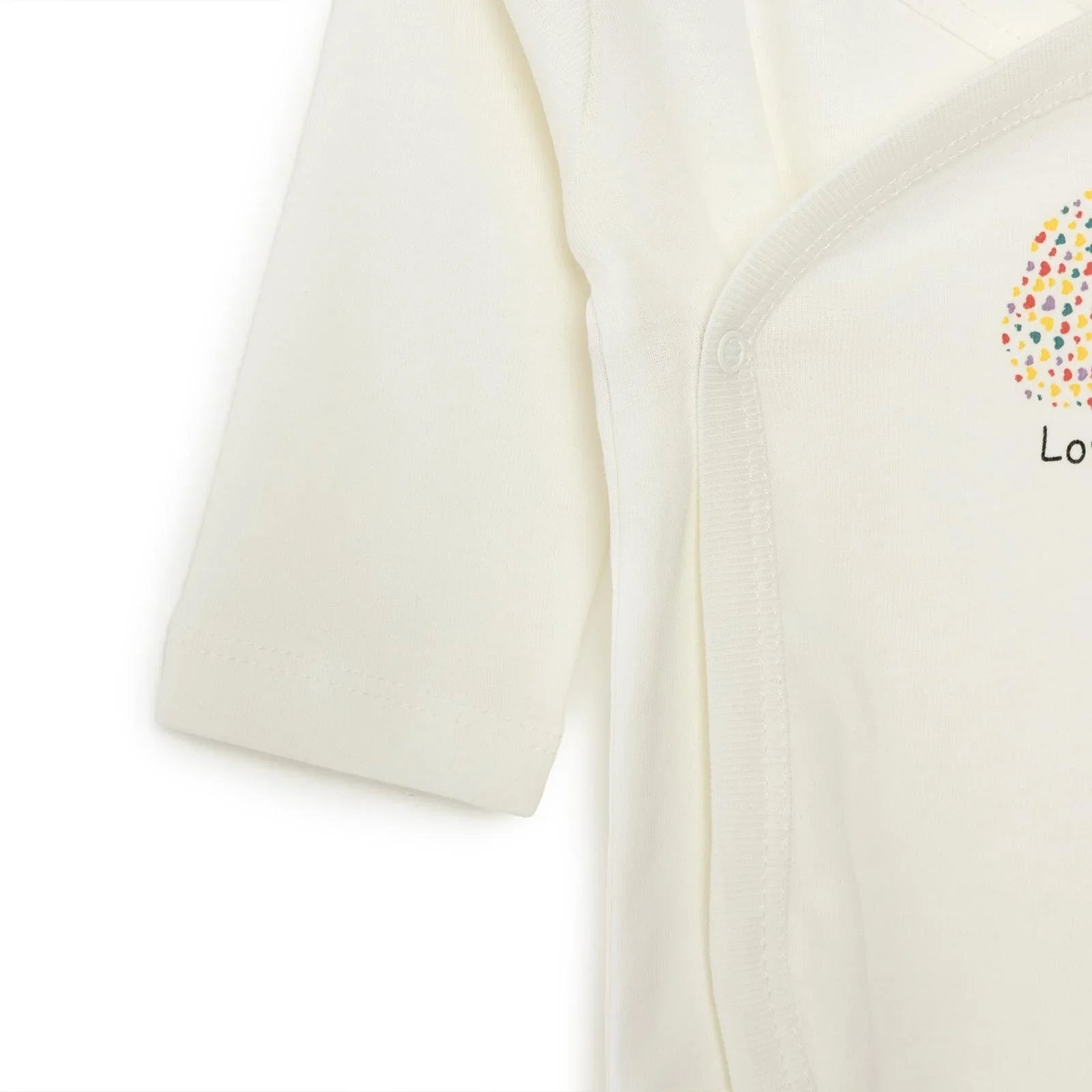 HelloBaby Long Sleeve Bodysuit - Ecru - mezetto ebebek ebebek