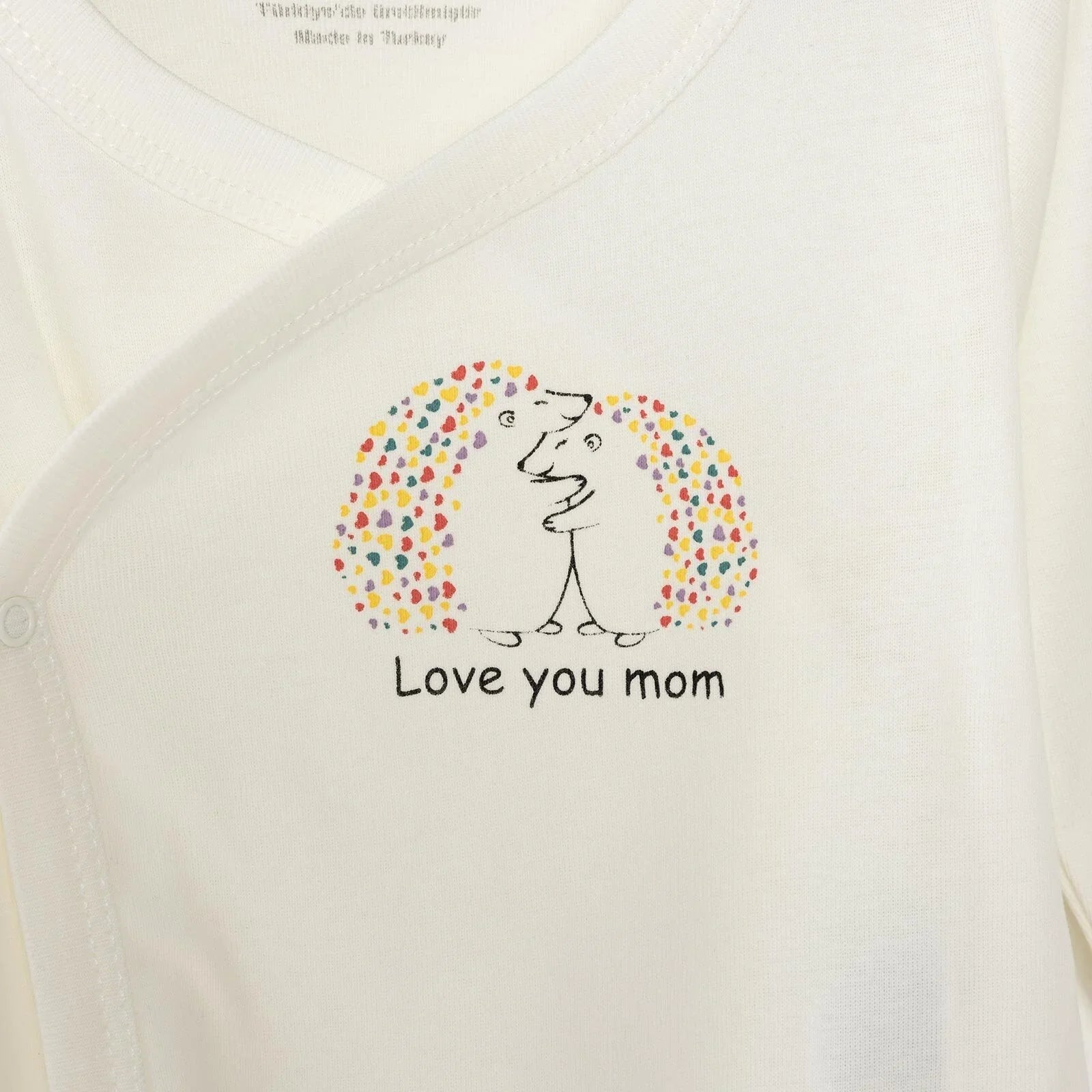 HelloBaby Long Sleeve Bodysuit - Ecru - mezetto ebebek ebebek