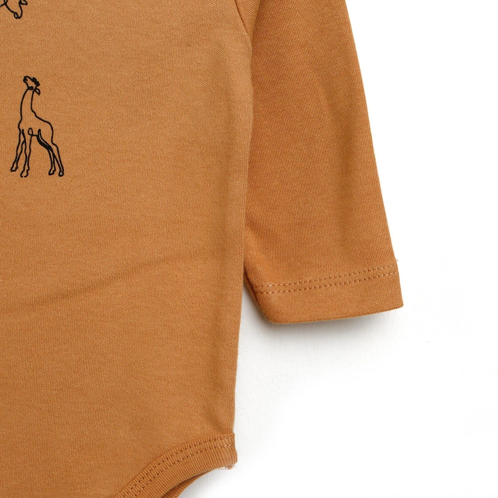 HelloBaby Long Sleeve Bodysuit - Nude - mezetto ebebek ebebek