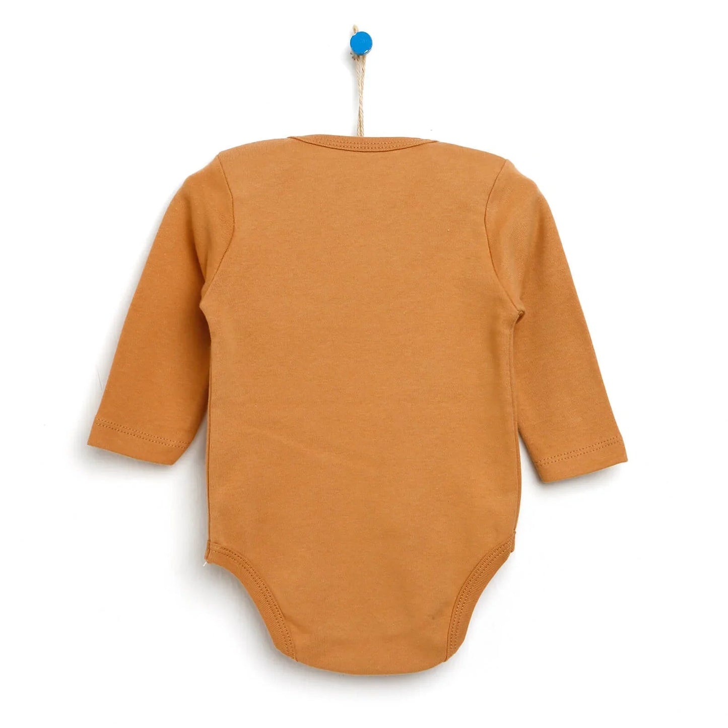 HelloBaby Long Sleeve Bodysuit - Nude - mezetto ebebek ebebek