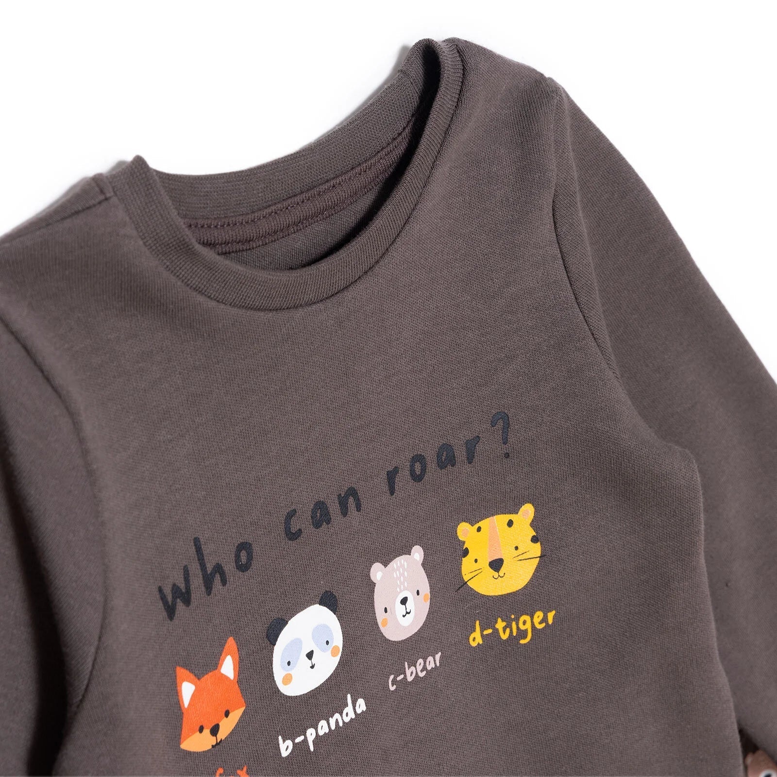 HelloBaby Long Sleeve Pyjamas - Khaki - mezetto ebebek ebebek