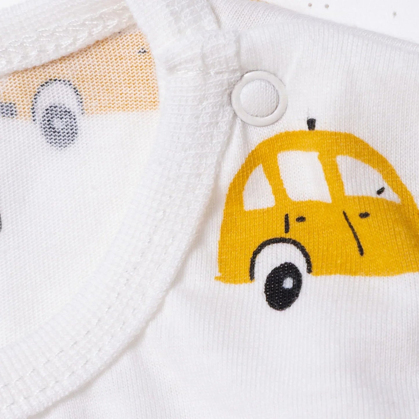 HelloBaby Long Sleeve Pyjamas Set - Ecru - mezetto ebebek ebebek