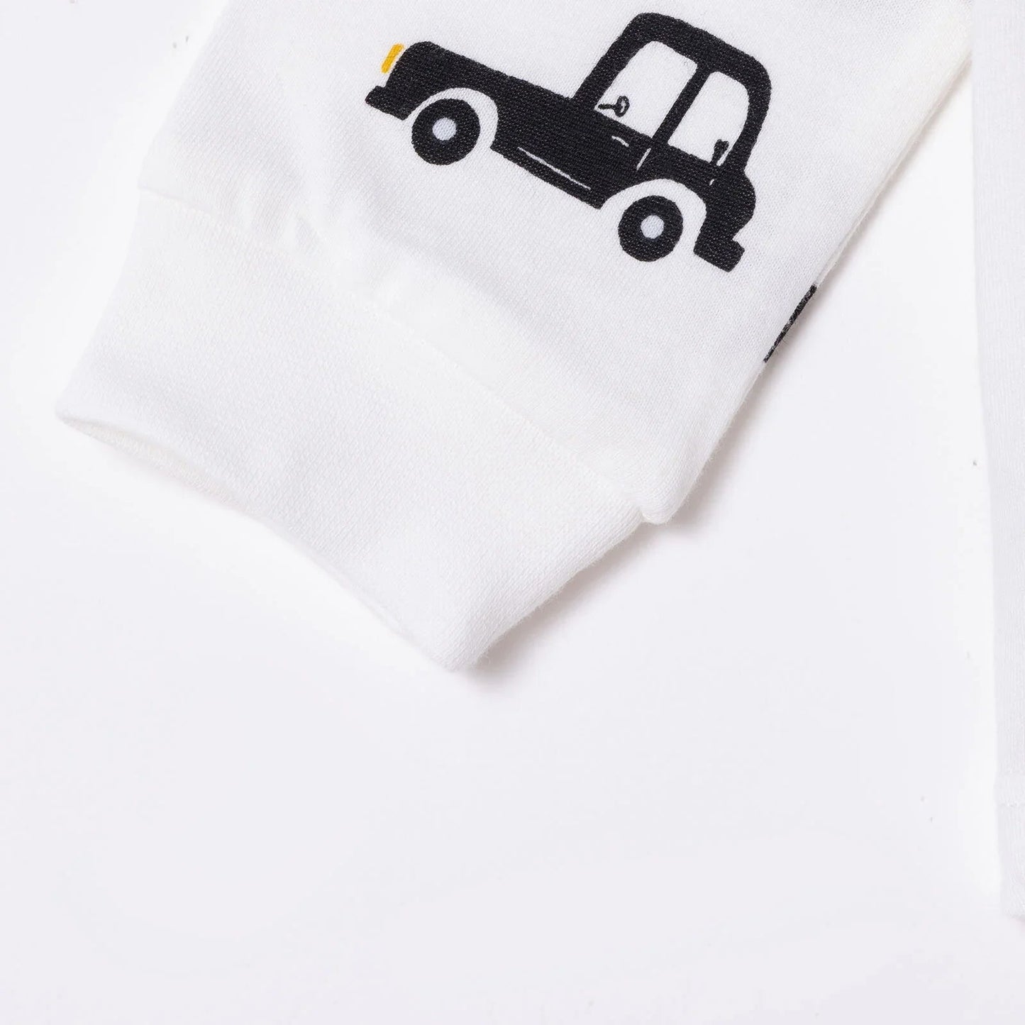 HelloBaby Long Sleeve Pyjamas Set - Ecru - mezetto ebebek ebebek