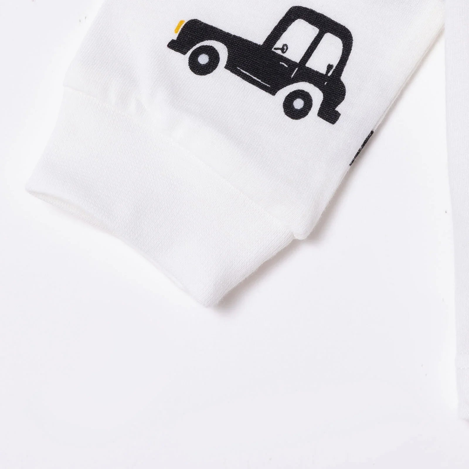 HelloBaby Long Sleeve Pyjamas Set - Ecru - mezetto ebebek ebebek