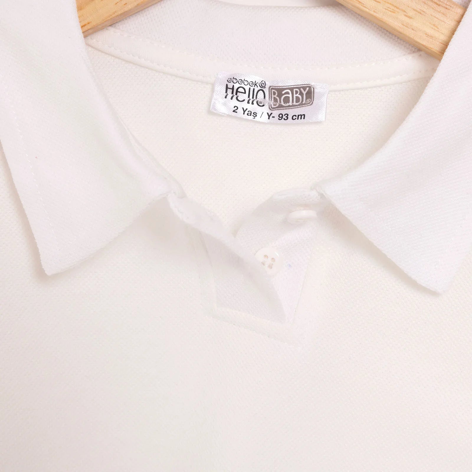 HelloBaby Long Sleeve T-shirt - White - mezetto ebebek ebebek