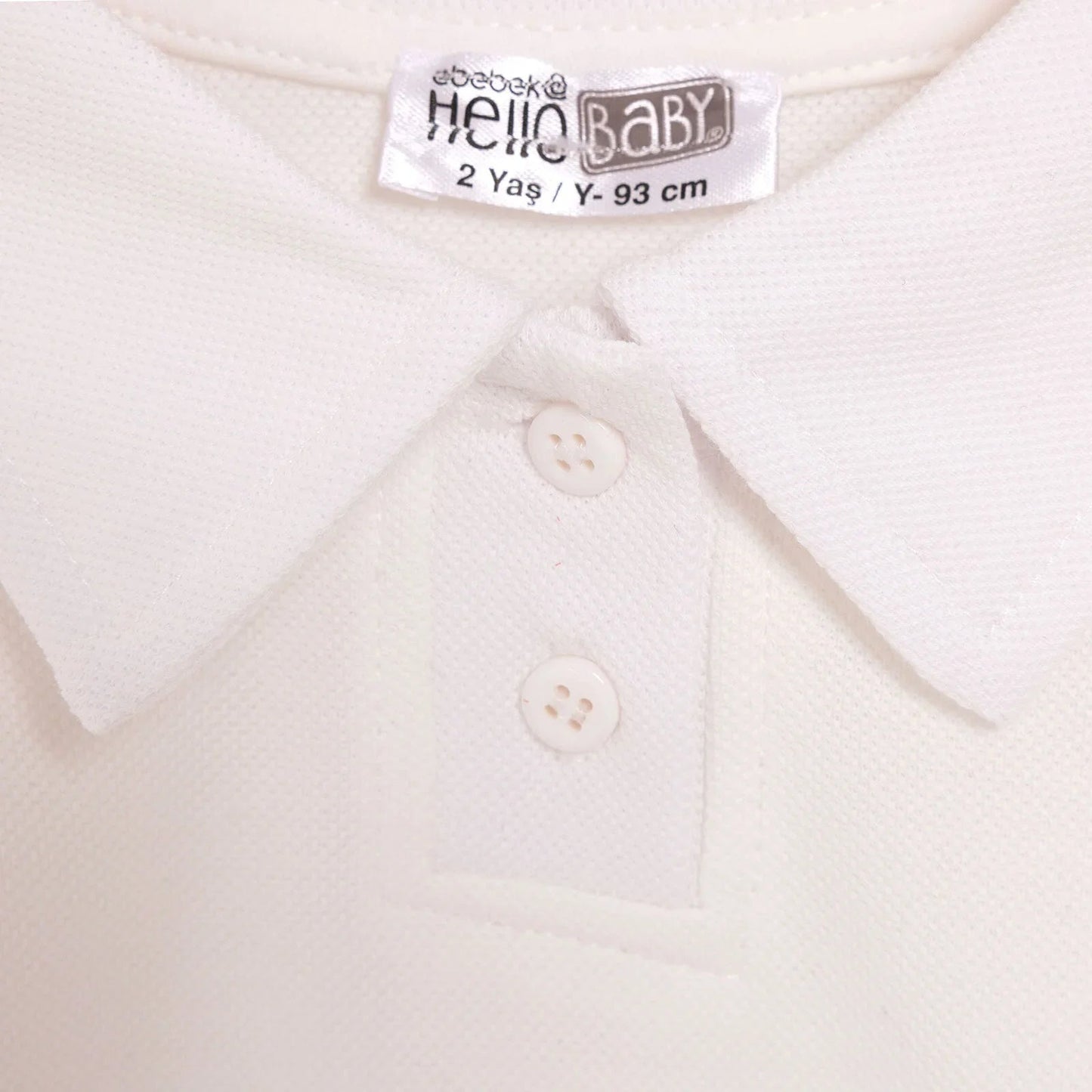 HelloBaby Long Sleeve T-shirt - White - mezetto ebebek ebebek