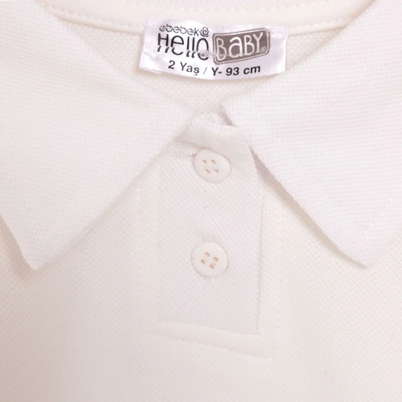 HelloBaby Long Sleeve T-shirt - White - mezetto ebebek ebebek