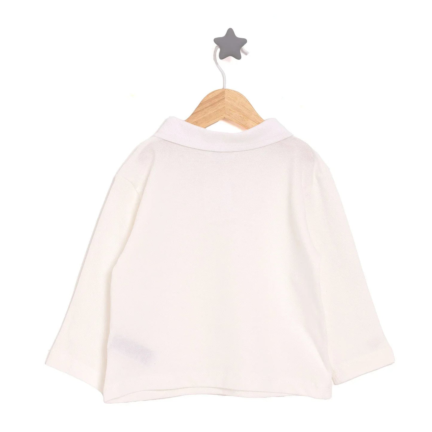 HelloBaby Long Sleeve T-shirt - White - mezetto ebebek ebebek