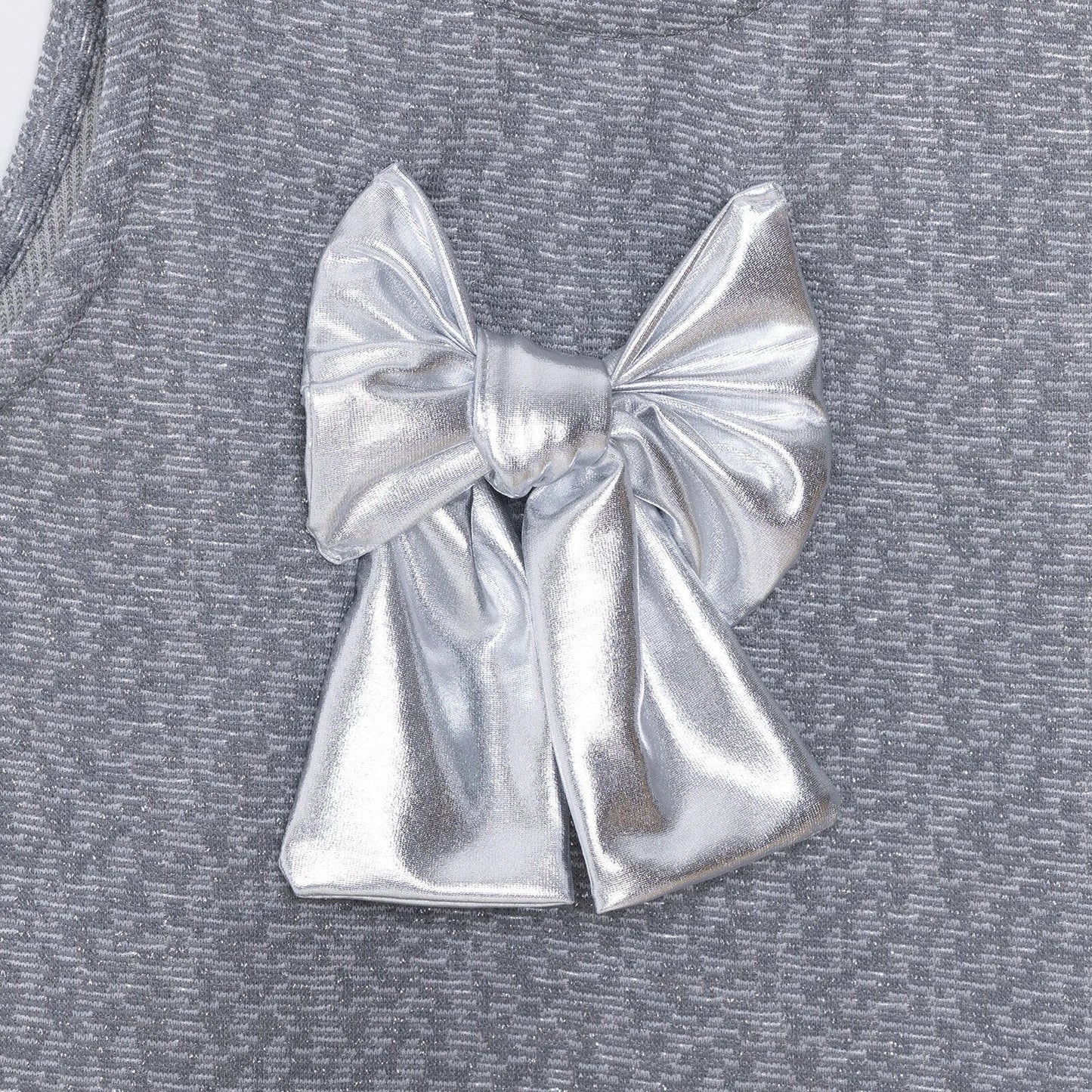 HelloBaby Metallic Girl Skirtall - Silver - mezetto ebebek ebebek
