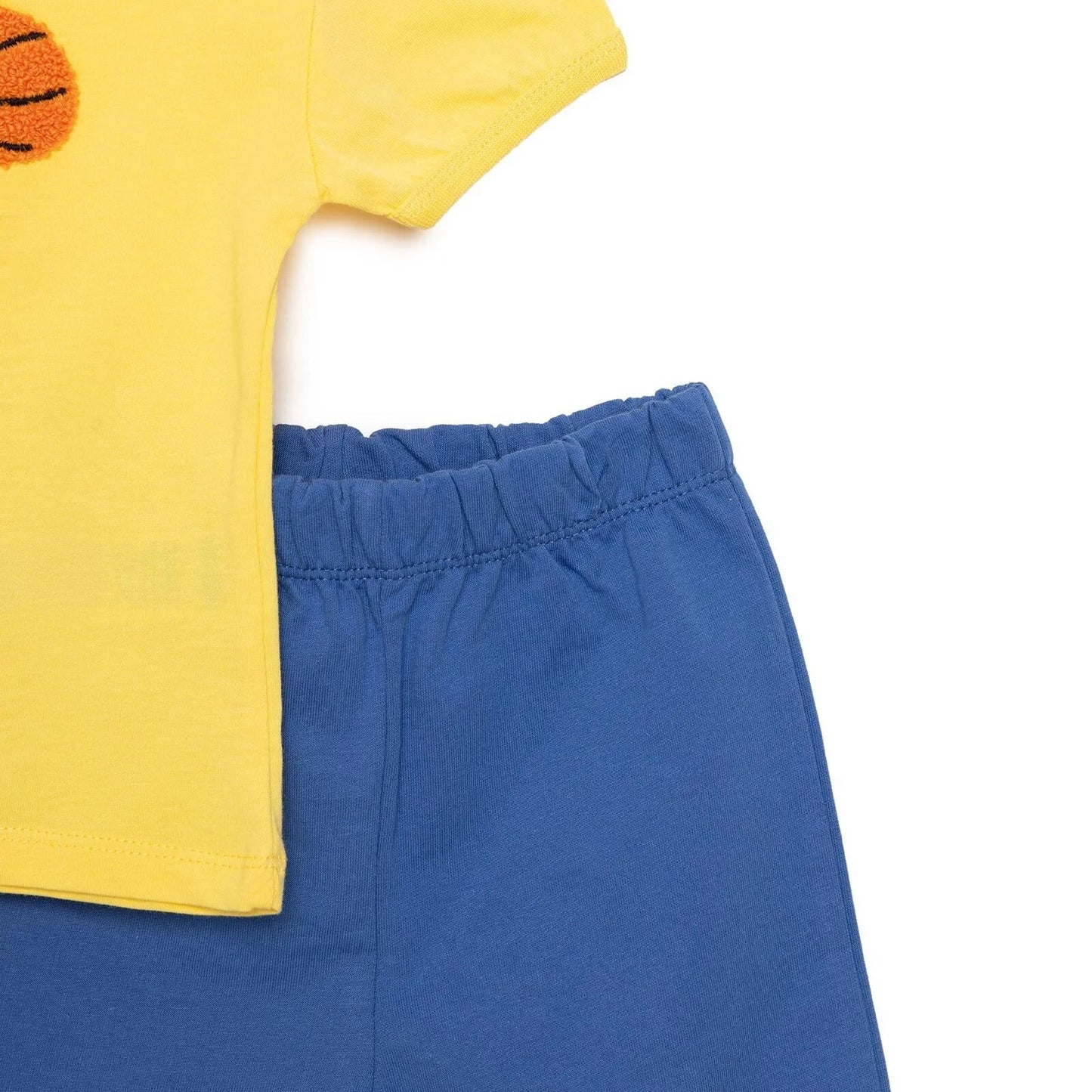 HelloBaby Motto Boy T-shirt & Short - Yellow - mezetto ebebek ebebek