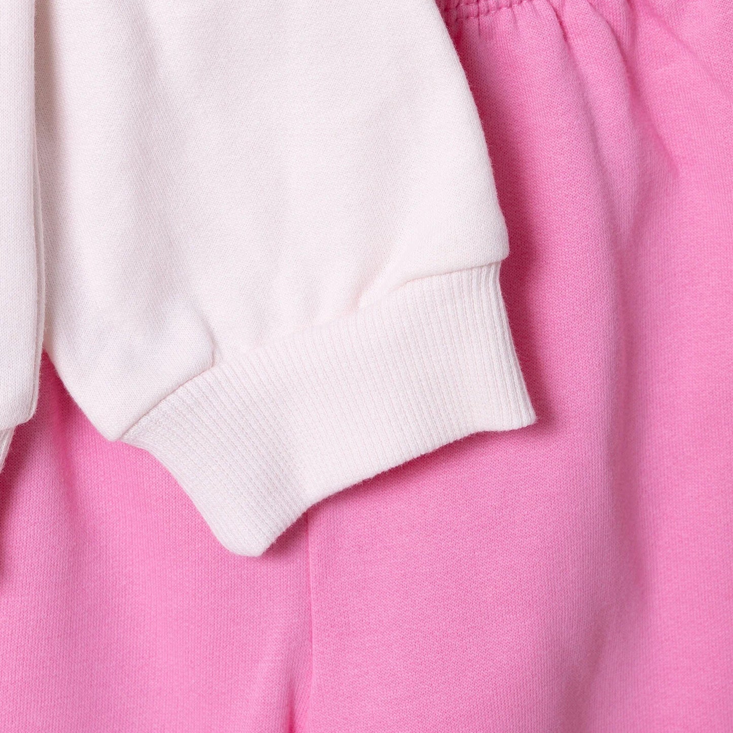 HelloBaby Motto Girl Jogging Set - Light Pink - mezetto ebebek ebebek