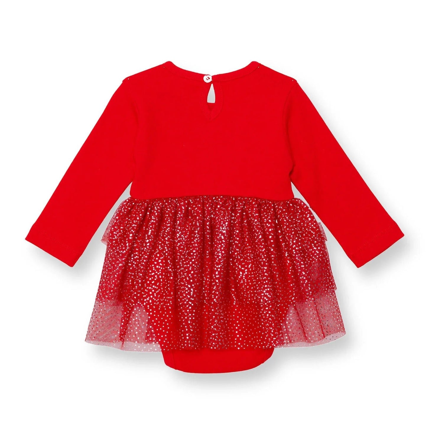 HelloBaby My First Christmas Newborn Girl Dress - Body - Red - mezetto ebebek ebebek
