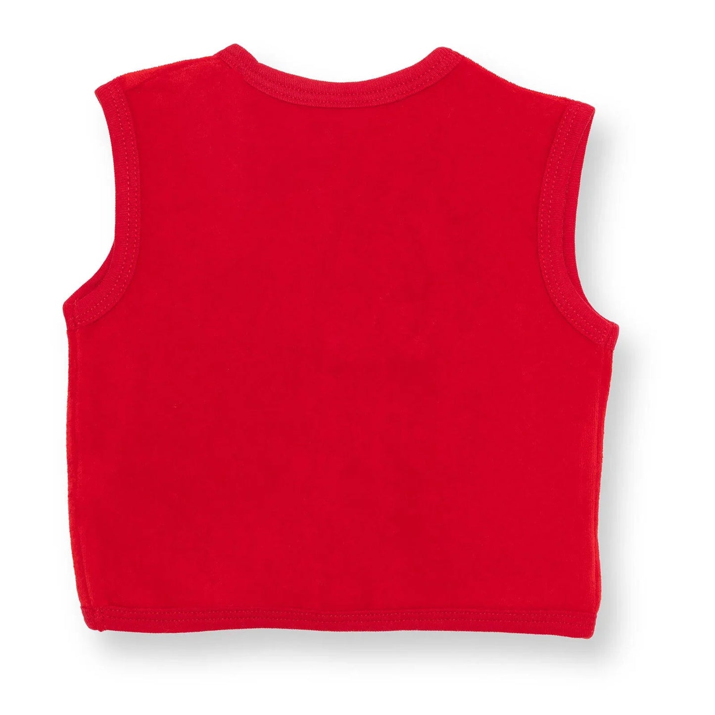 HelloBaby My First Christmas Unisex Newborn Vest - Red - mezetto ebebek ebebek
