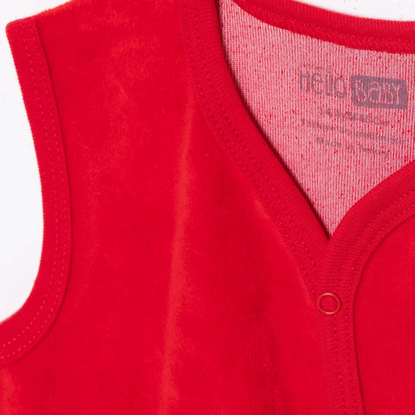 HelloBaby My First Christmas Unisex Newborn Vest - Red - mezetto ebebek ebebek
