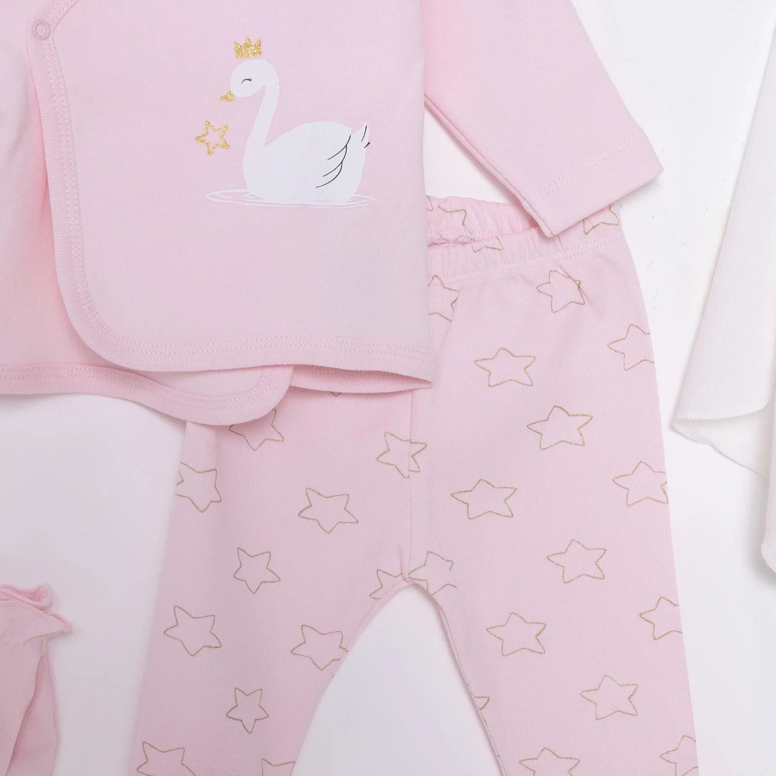 HelloBaby Newborn 10 pcs Starter Set - Pink - mezetto ebebek ebebek