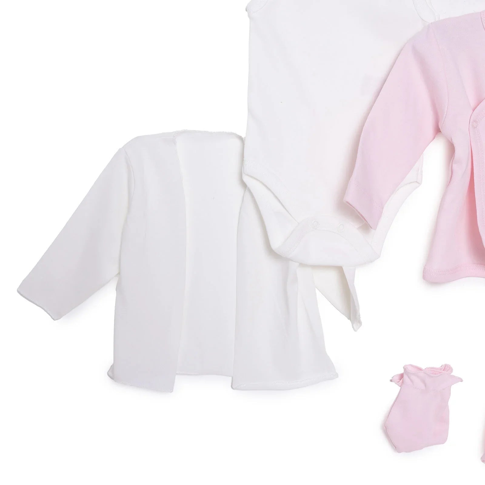 HelloBaby Newborn 10 pcs Starter Set - Pink - mezetto ebebek ebebek