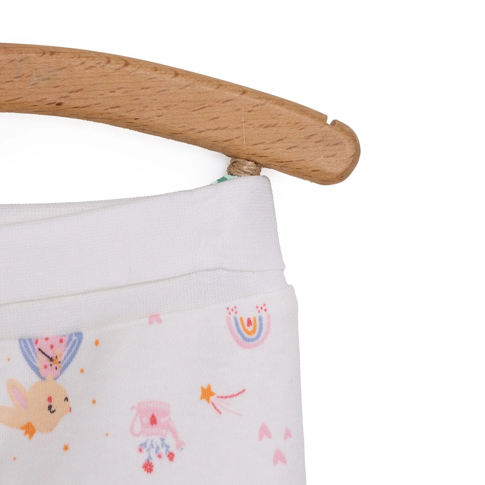 HelloBaby Newborn 2 Pcs Footed Leggings - Pink - mezetto ebebek ebebek