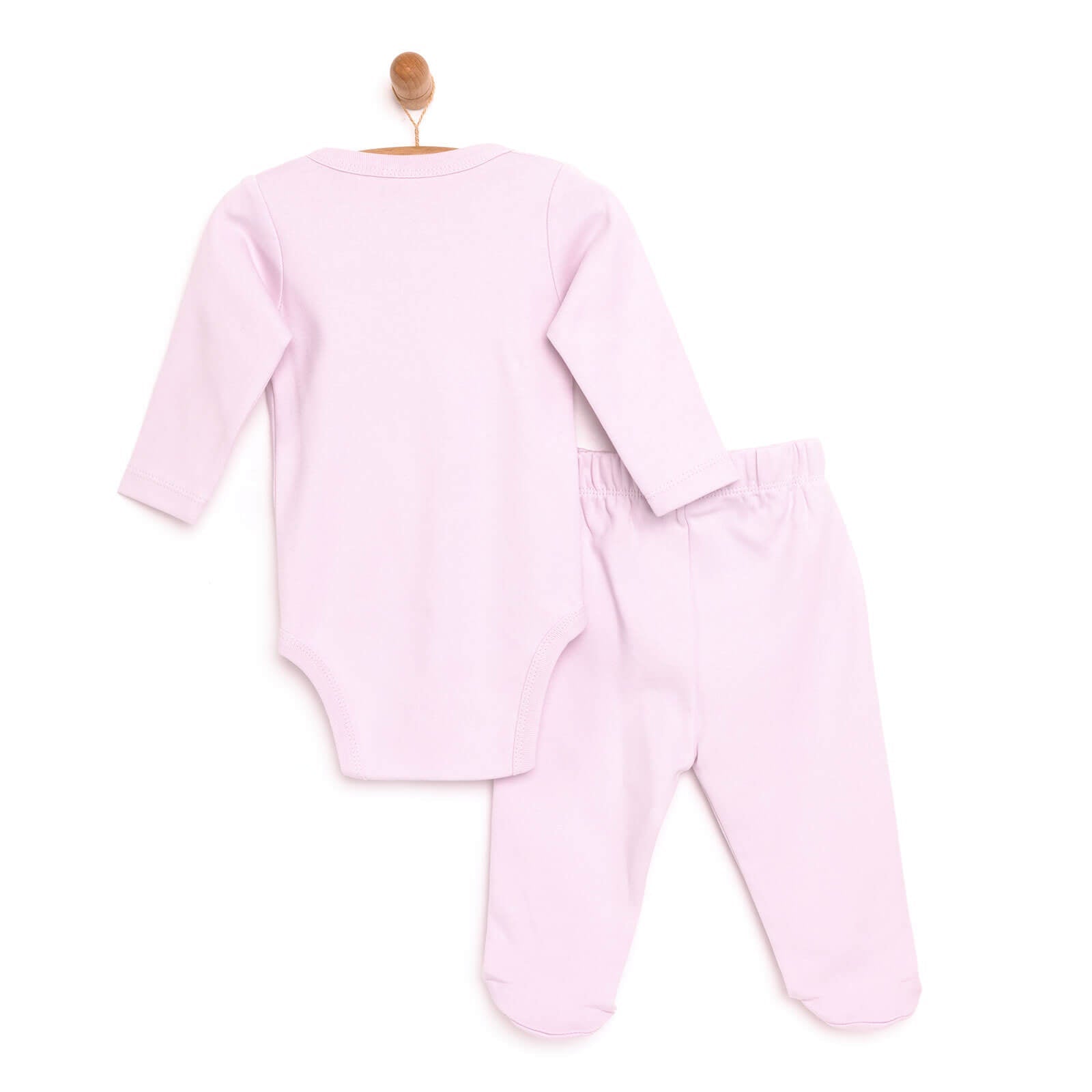 HelloBaby Newborn 2 Pcs Set - Purple - mezetto ebebek ebebek