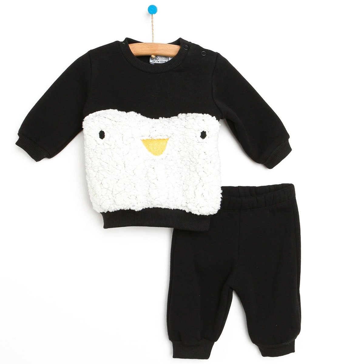 HelloBaby Newborn Animals Figure Welsoft - Black - mezetto ebebek ebebek
