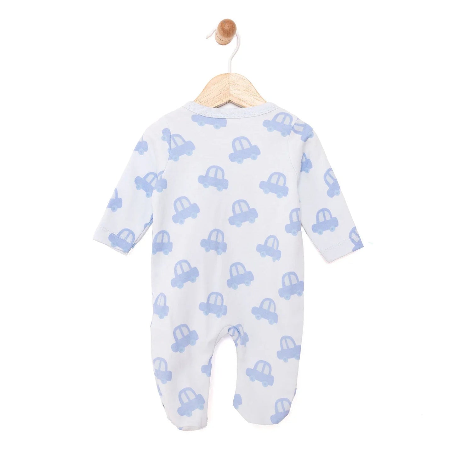 HelloBaby Newborn Baby Boy Footed Bottom - Blue - mezetto ebebek ebebek