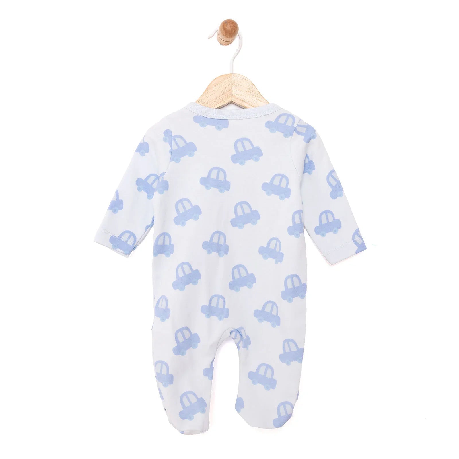 HelloBaby Newborn Baby Boy Footed Bottom - Blue - mezetto ebebek ebebek