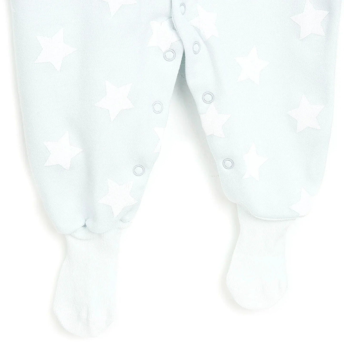 HelloBaby Newborn Baby Boy Footed Jumpsuit - Blue - mezetto ebebek ebebek
