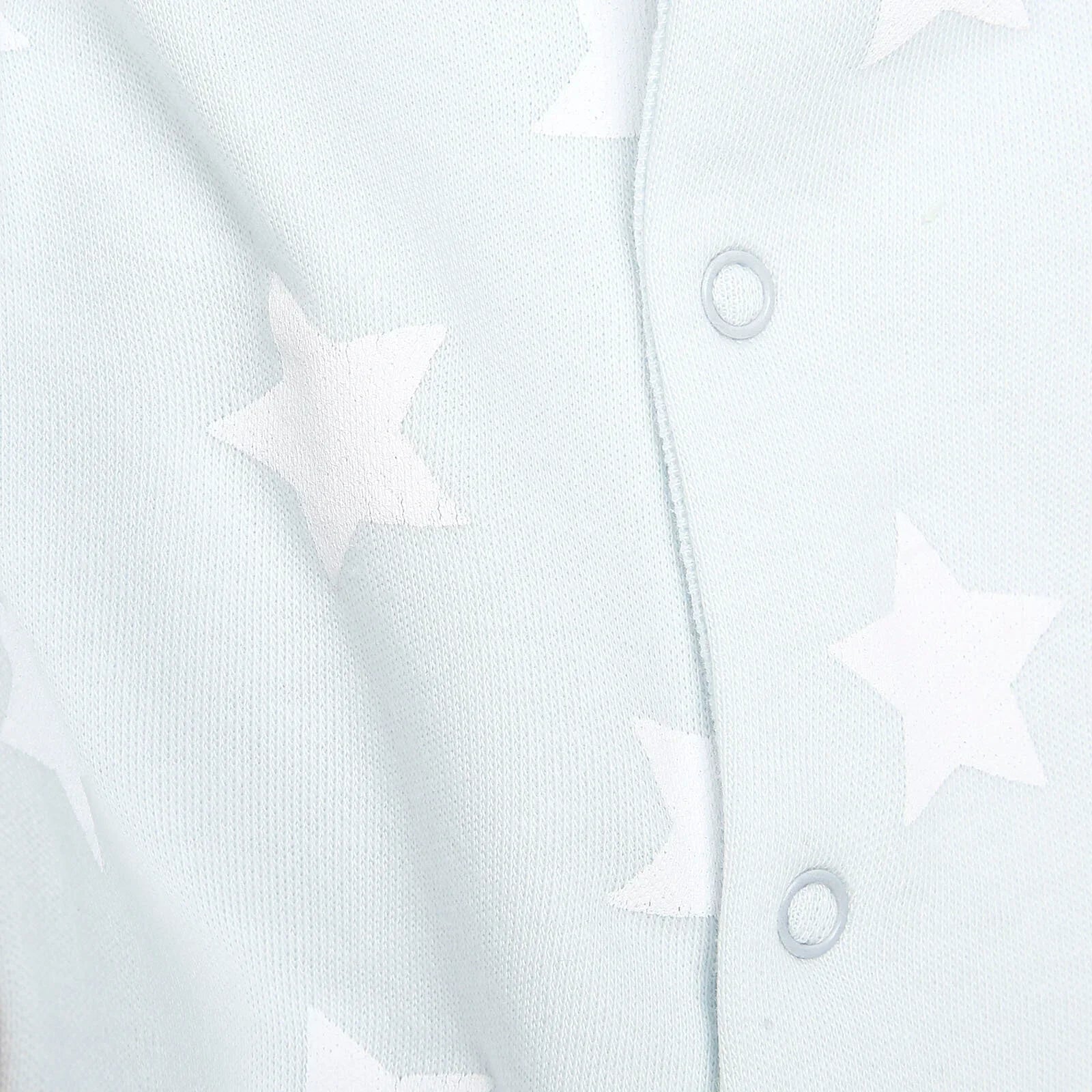 HelloBaby Newborn Baby Boy Footed Jumpsuit - Blue - mezetto ebebek ebebek