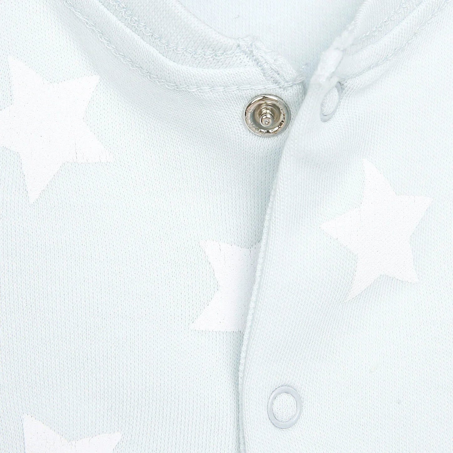 HelloBaby Newborn Baby Boy Footed Jumpsuit - Blue - mezetto ebebek ebebek