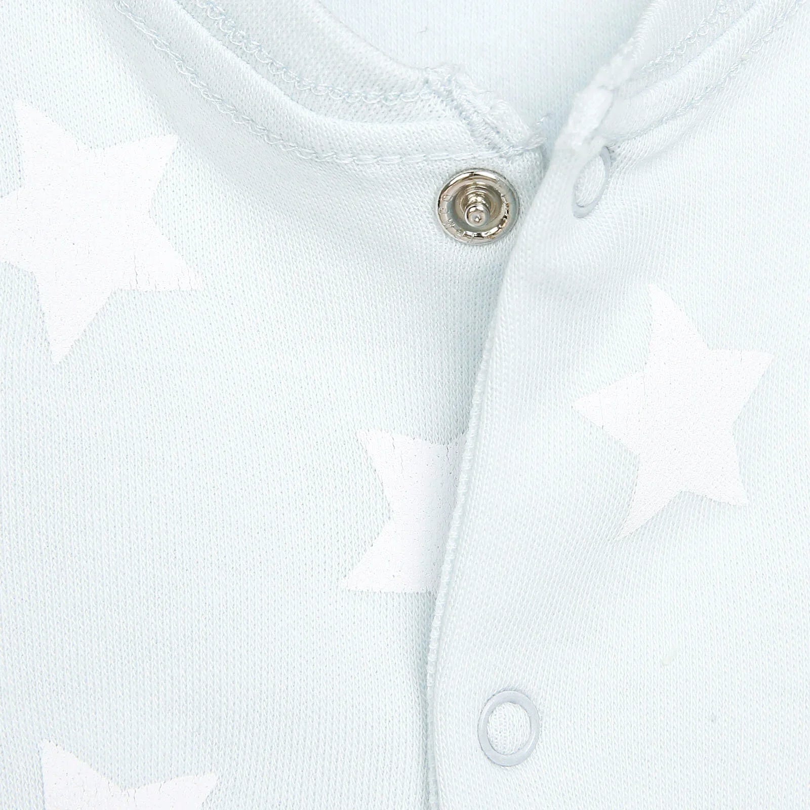 HelloBaby Newborn Baby Boy Footed Jumpsuit - Blue - mezetto ebebek ebebek