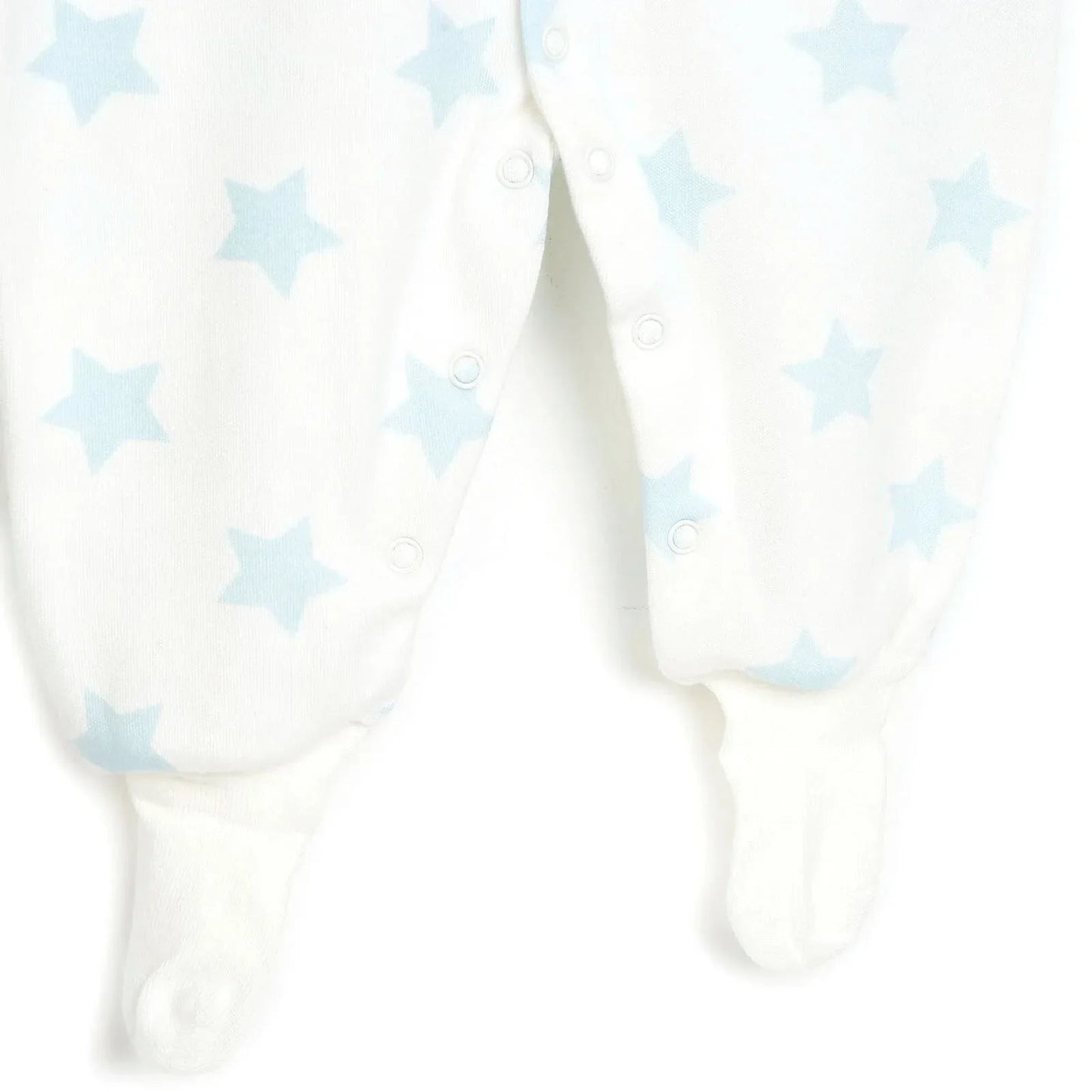 HelloBaby Newborn Baby Boy Footed Jumpsuit - Ecru - mezetto ebebek ebebek