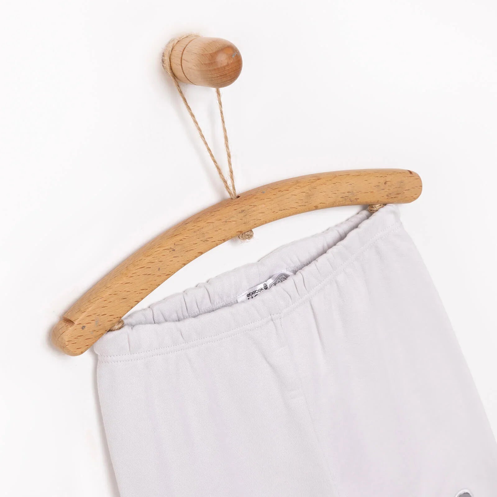 HelloBaby Newborn Baby Boy Joggers with Feet - Light Grey - mezetto ebebek ebebek