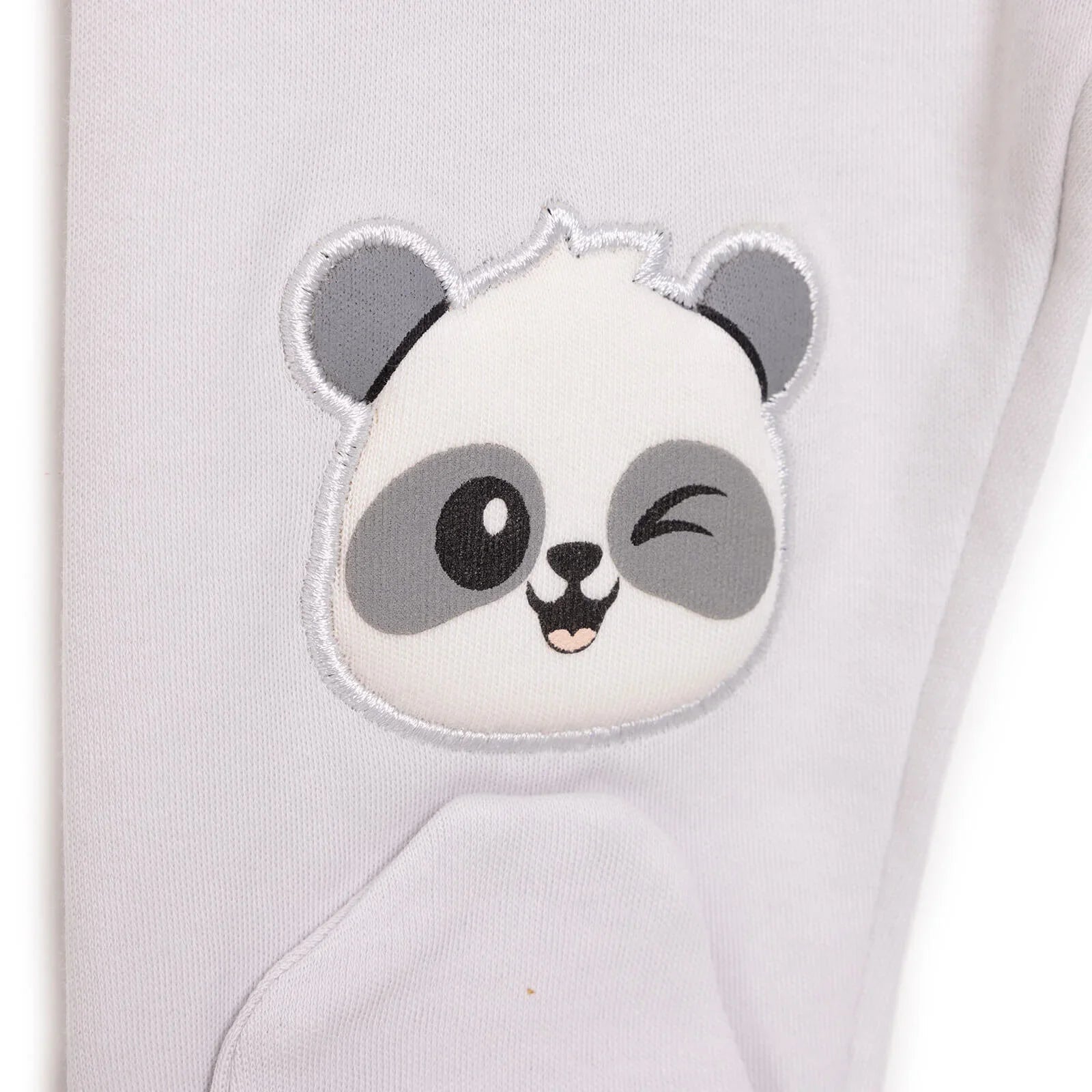 HelloBaby Newborn Baby Boy Joggers with Feet - Light Grey - mezetto ebebek ebebek
