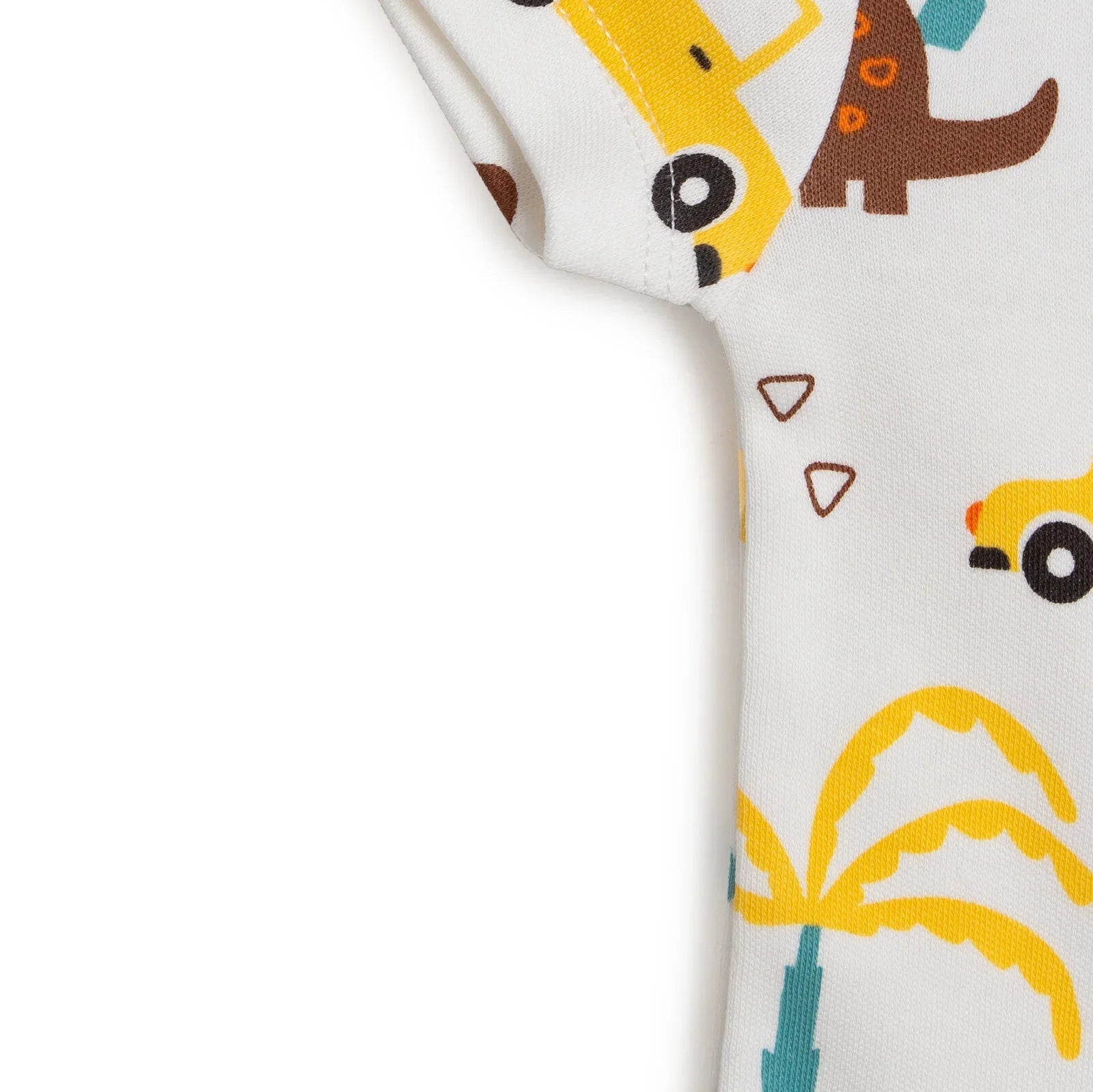 HelloBaby Newborn Baby Boy T-shirt - Footless Bottom - Green - mezetto ebebek ebebek