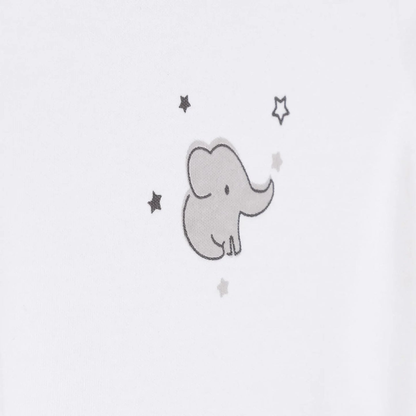 HelloBaby Newborn Baby Cute Elephant Jumpsuit - Ecru - mezetto ebebek ebebek
