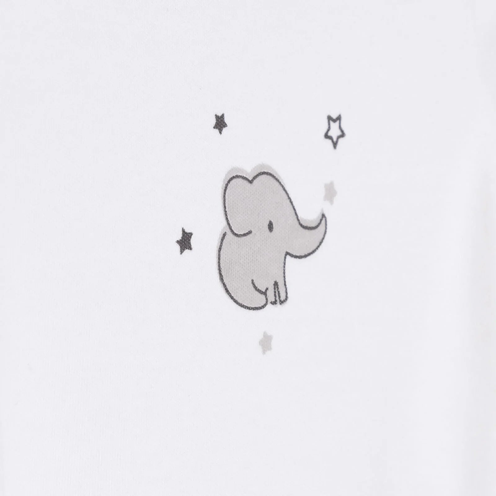 HelloBaby Newborn Baby Cute Elephant Jumpsuit - Ecru - mezetto ebebek ebebek