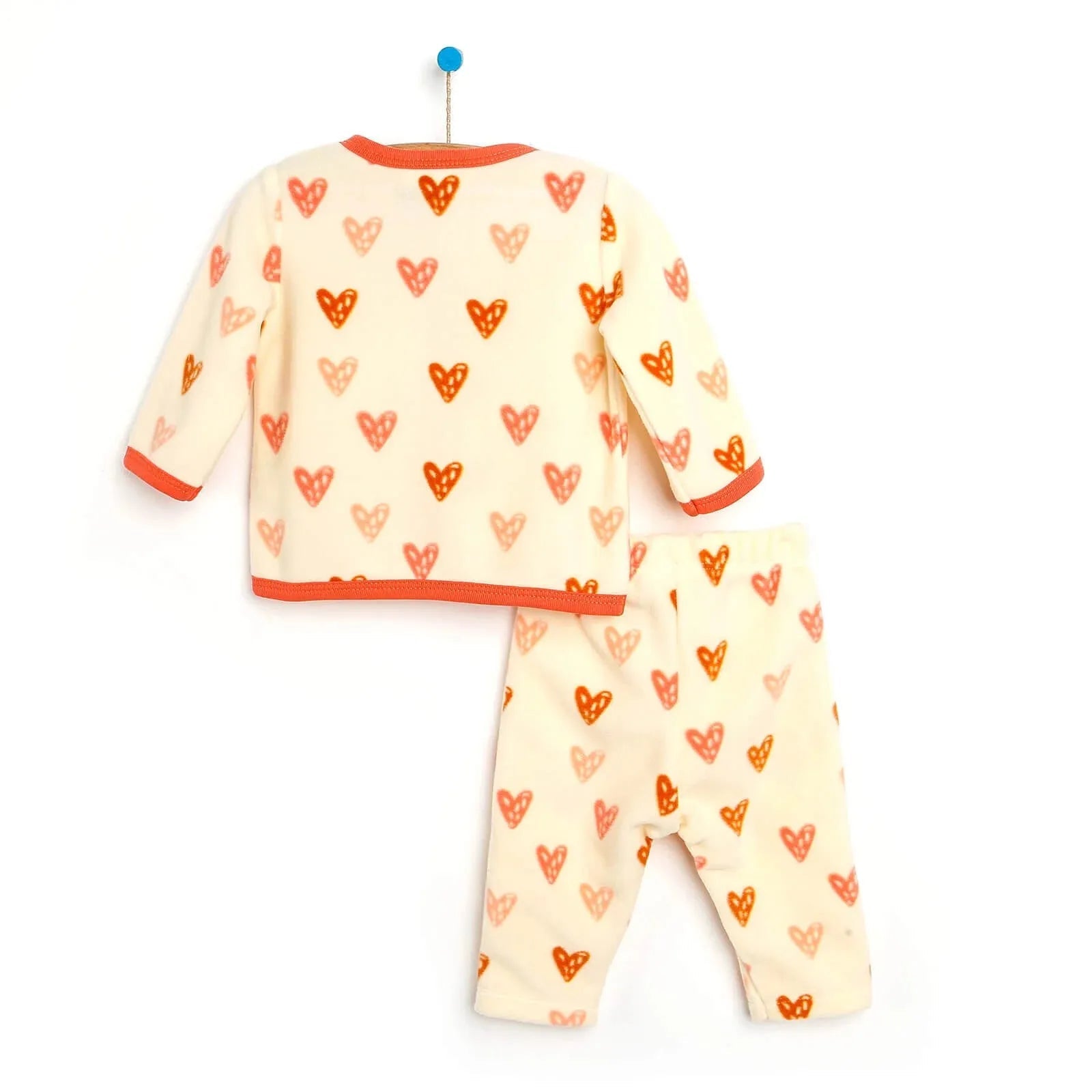 HelloBaby Newborn Baby Girl Fleece Cardigan - mezetto ebebek ebebek