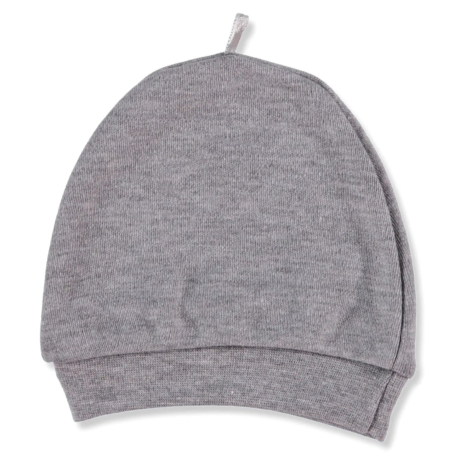 HelloBaby Newborn Basic Hat - Grey Melange - mezetto ebebek ebebek