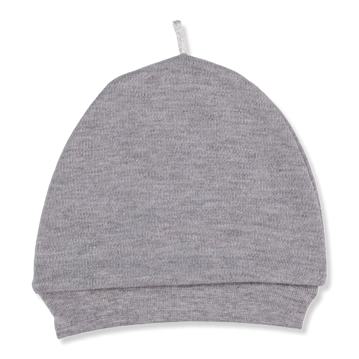 HelloBaby Newborn Basic Hat - Grey Melange - mezetto ebebek ebebek